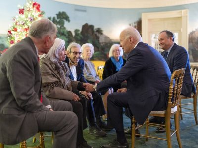 That 98-year-old man on drums at the White House Hanukkah party? A Holocaust survivor fulfilling a dream