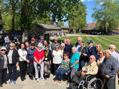 ‘Hard to believe what happened here,’ says Swedish-born Holocaust survivor