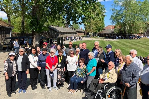 ‘Hard to believe what happened here,’ says Swedish-born Holocaust survivor