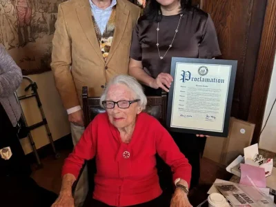 Congresswoman proclaims ‘Hanna Slome Day’ to honor 100-year-old Holocaust survivor